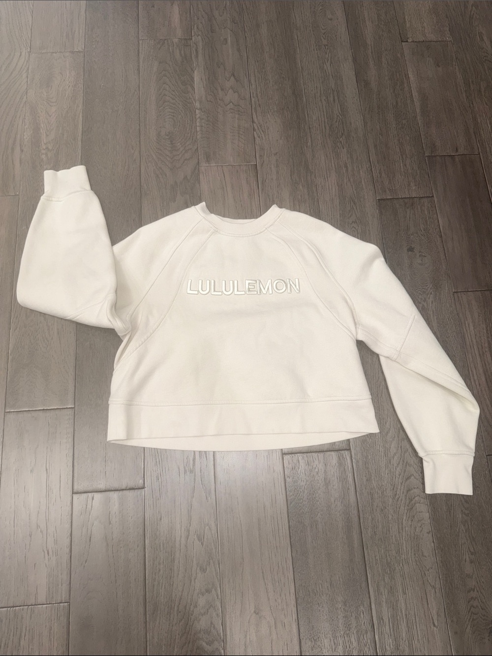 lululemon athletica Cropped Logo Crewneck Sweatshirt